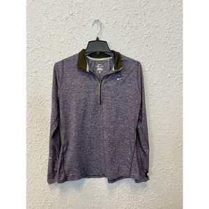 Women's Purple Nike 1/4 Zip Pullover Size Large